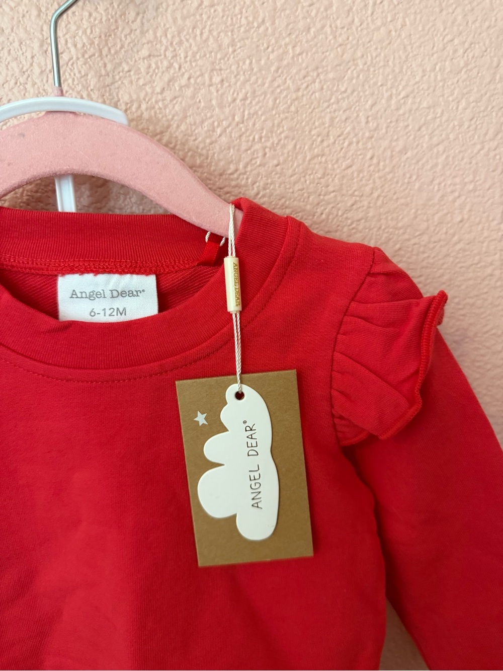 NWT Angel Dear Ruffle Shoulder Sweatshirt and Legging Set - Picture 4 of 7